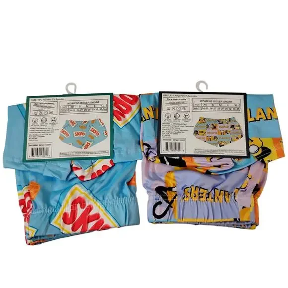 NWT Womens Med Boxers Planters Skippy PB Graphic Lounge Sleep Boxer Shorts Set - Picture 3 of 5
